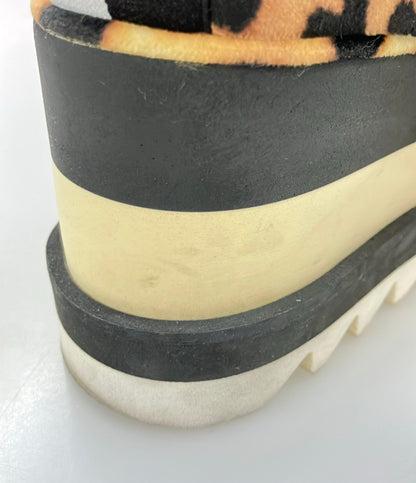 Stella McCartney ローカットスニーカー 厚底 ヒョウ柄 レディース SIZE 34 (XS) ステラマッカートニー