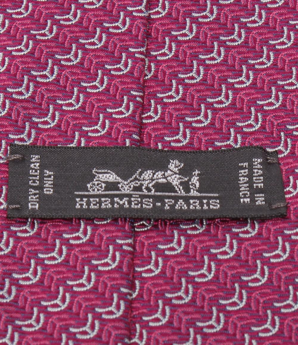 美品 エルメス ネクタイ シルク100% メンズ HERMES