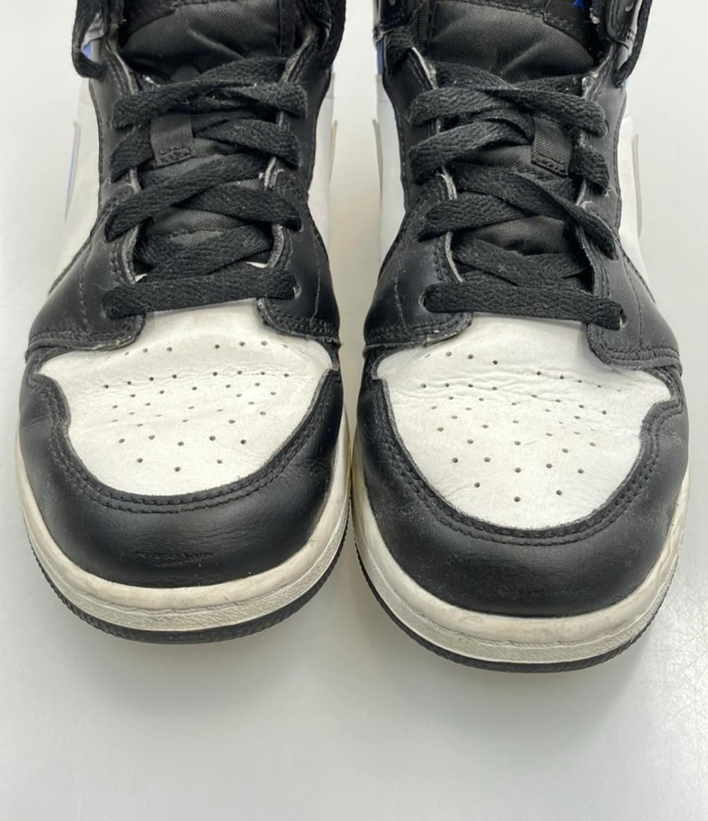 ナイキ ミドルカットスニーカー AIR JORDAN 1 GS 554725-140 キッズ SIZE 24.0 (M) NIKE