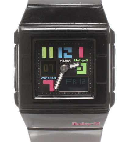 CASIO 腕時計 カスケット Baby-G クオーツ ブラック系 BGA-200PD レディース カシオ