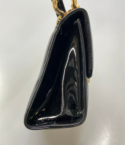 Salvatore Ferragamo ショルダーバッグ 斜め掛け エナメル ガンチーニ レディース サルヴァトーレフェラガモ