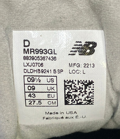 NEW BALANCE ローカットスニーカー MR993GL メンズ SIZE 27.5 ニューバランス