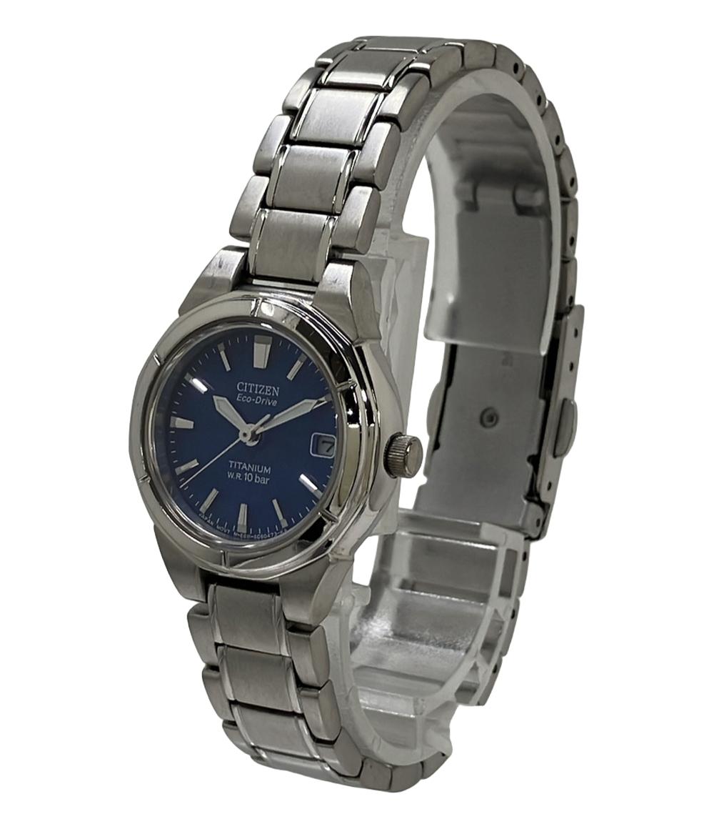 CITIZEN 腕時計 エコドライブ ソーラー ブルー E011-S036143 レディース シチズン