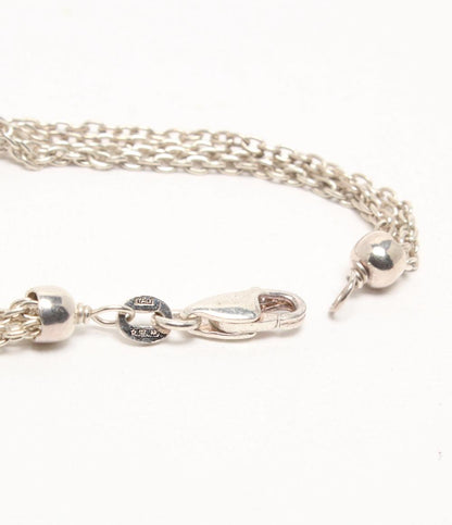 4連ネックレス ブレスレット SV925 七宝 エマイユ 2点セット レディース