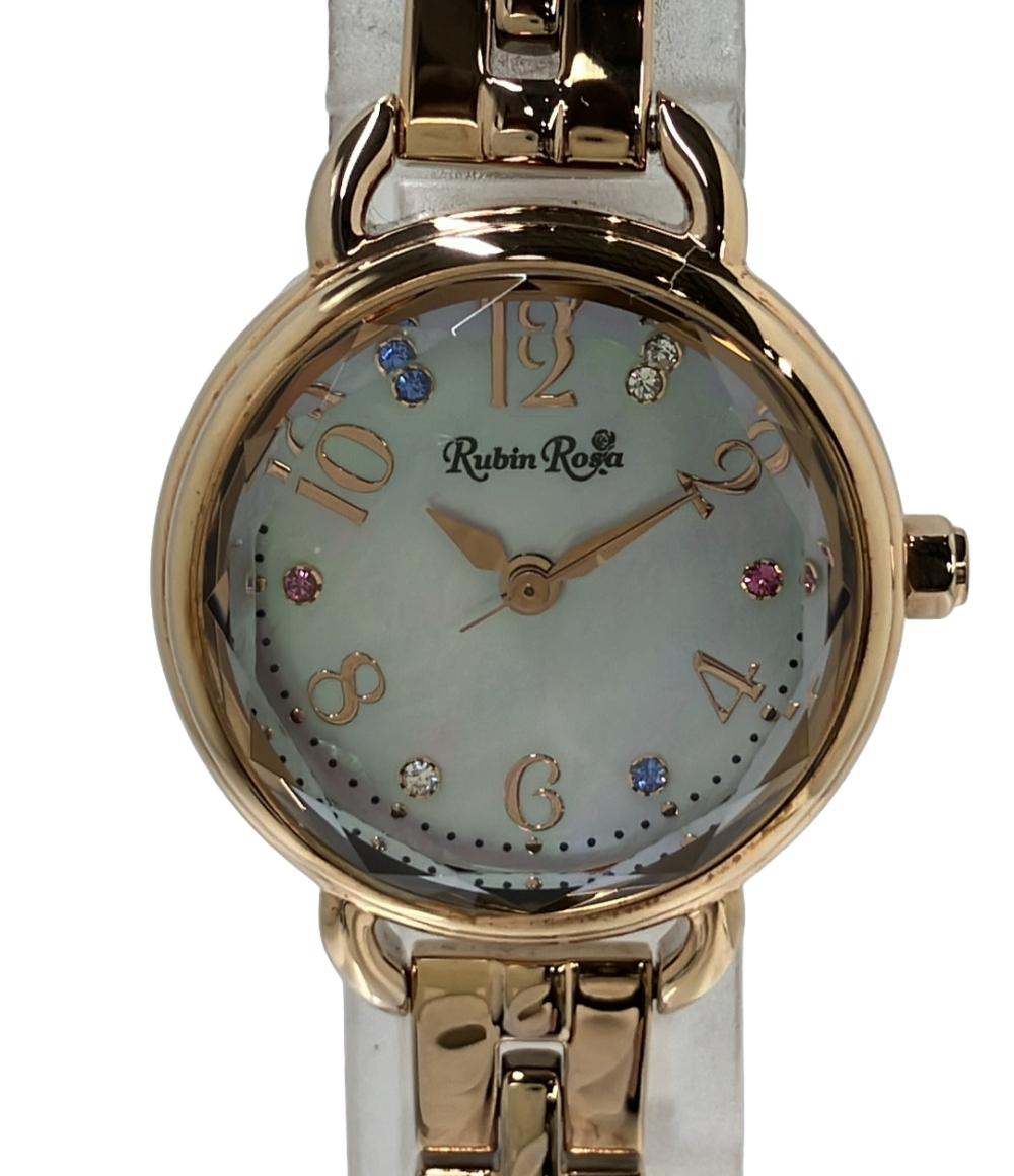 Rubin Rosa 腕時計 R019 ソーラー シェル レディース ルビンローザ
