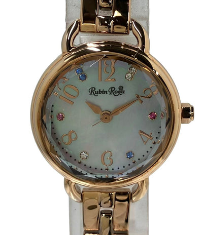 Rubin Rosa 腕時計 R019 ソーラー シェル レディース ルビンローザ
