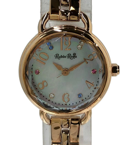 Rubin Rosa 腕時計 R019 ソーラー シェル レディース ルビンローザ