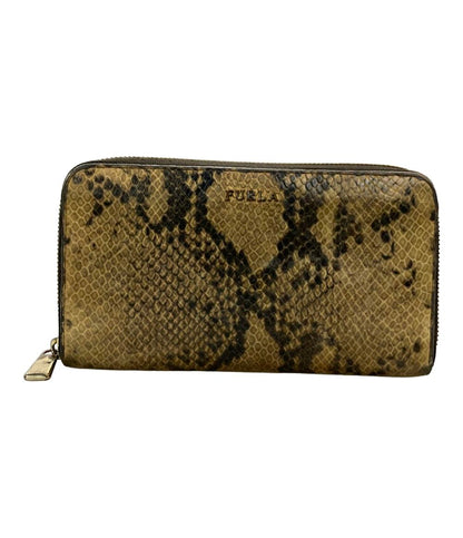 訳あり フルラ ラウンドファスナー長財布 レディース Furla