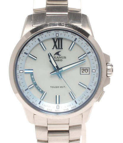 CASIO 腕時計 オシアナス OCEANUS 電波ソーラー ソーラー ブルー系 OCW-T150 メンズ カシオ
