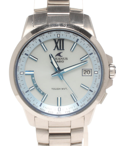 CASIO 腕時計 オシアナス OCEANUS 電波ソーラー ソーラー ブルー系 OCW-T150 メンズ カシオ