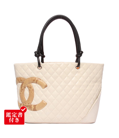 CHANEL トートバッグ ショルダーバッグ 肩掛け シルバー金具 9番台 カンボン レディース シャネル
