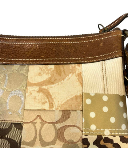 COACH ショルダーバッグ 斜め掛け シグネチャー パッチワーク 10812 レディース コーチ