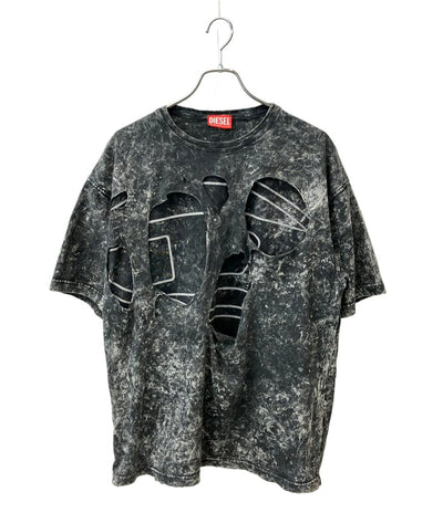 DIESEL 半袖 Tシャツ ダメージ加工 メンズ SIZE M ディーゼル
