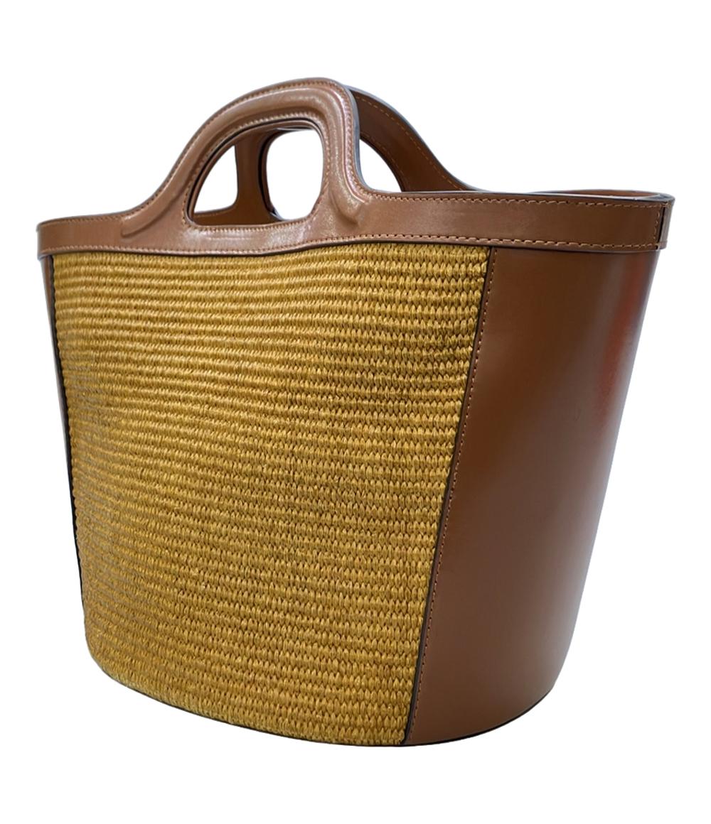 美品 MARNI 2wayハンドバッグ ショルダーバッグ 斜め掛け カゴバック レディース マルニ