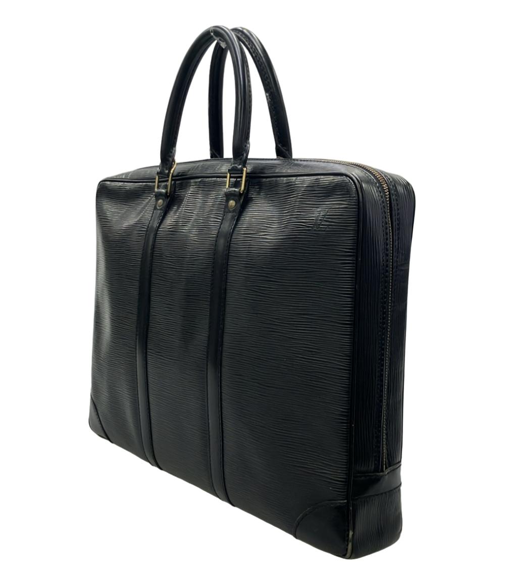 訳あり ルイ・ヴィトン ビジネスバッグ ブリーフケース ポルトドキュマン ヴォワヤージュ エピ M59162 メンズ LOUIS VUITTON