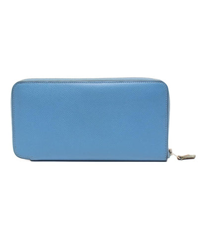 エルメス ラウンドファスナー長財布 □R刻印 シルバー金具 アザップロング シルクイン レディース HERMES