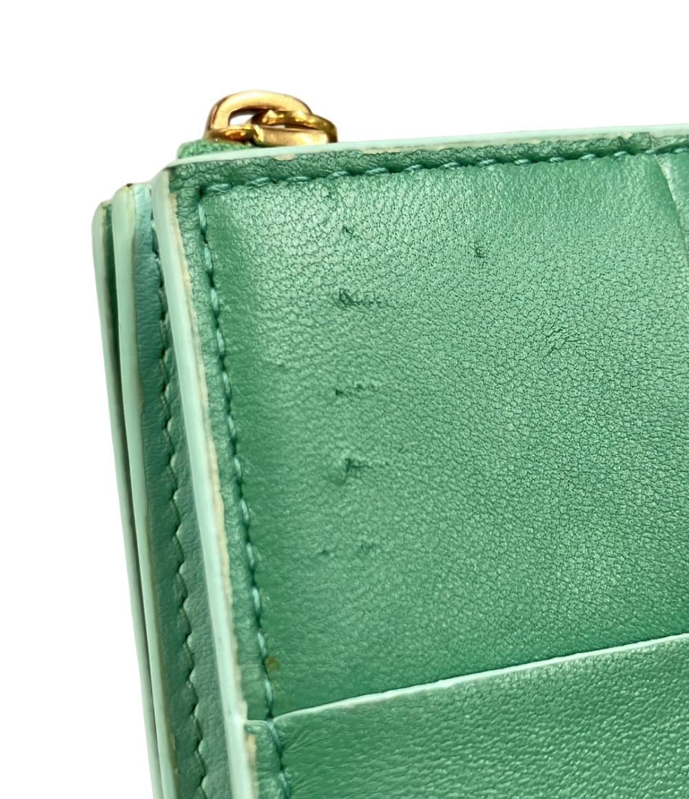 BOTTEGA VENETA 二つ折り財布 マキシイントレチャート カセット レディース ボッテガ・ヴェネタ