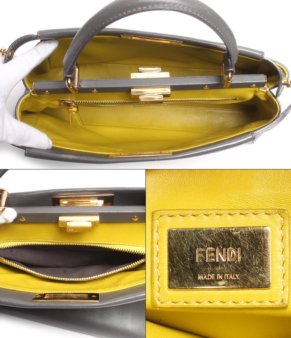 フェンディ 2wayレザーショルダーバッグ ゴールド金具 ピーカーブー レギュラー レディース FENDI