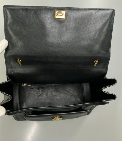 Salvatore Ferragamo ハンドバッグ ショルダーバッグ チェーン リボン2WAY 斜め掛け レザー ヴァラ AU-21 G697 レディース サルヴァトーレフェラガモ