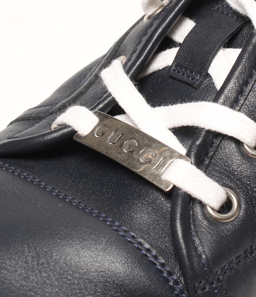 グッチ ローカットスニーカー レザー メンズ SIZE 9 1/2 (XL) GUCCI