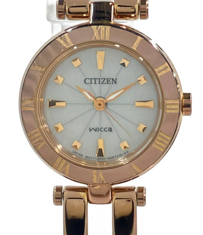 CITIZEN 腕時計 ウィッカ wicca ソーラー E031-S057272 レディース シチズン