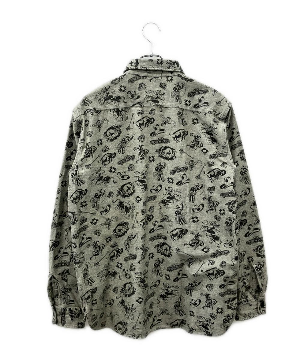 RRL 総柄 シャツ メンズ SIZE L ダブルアールエル