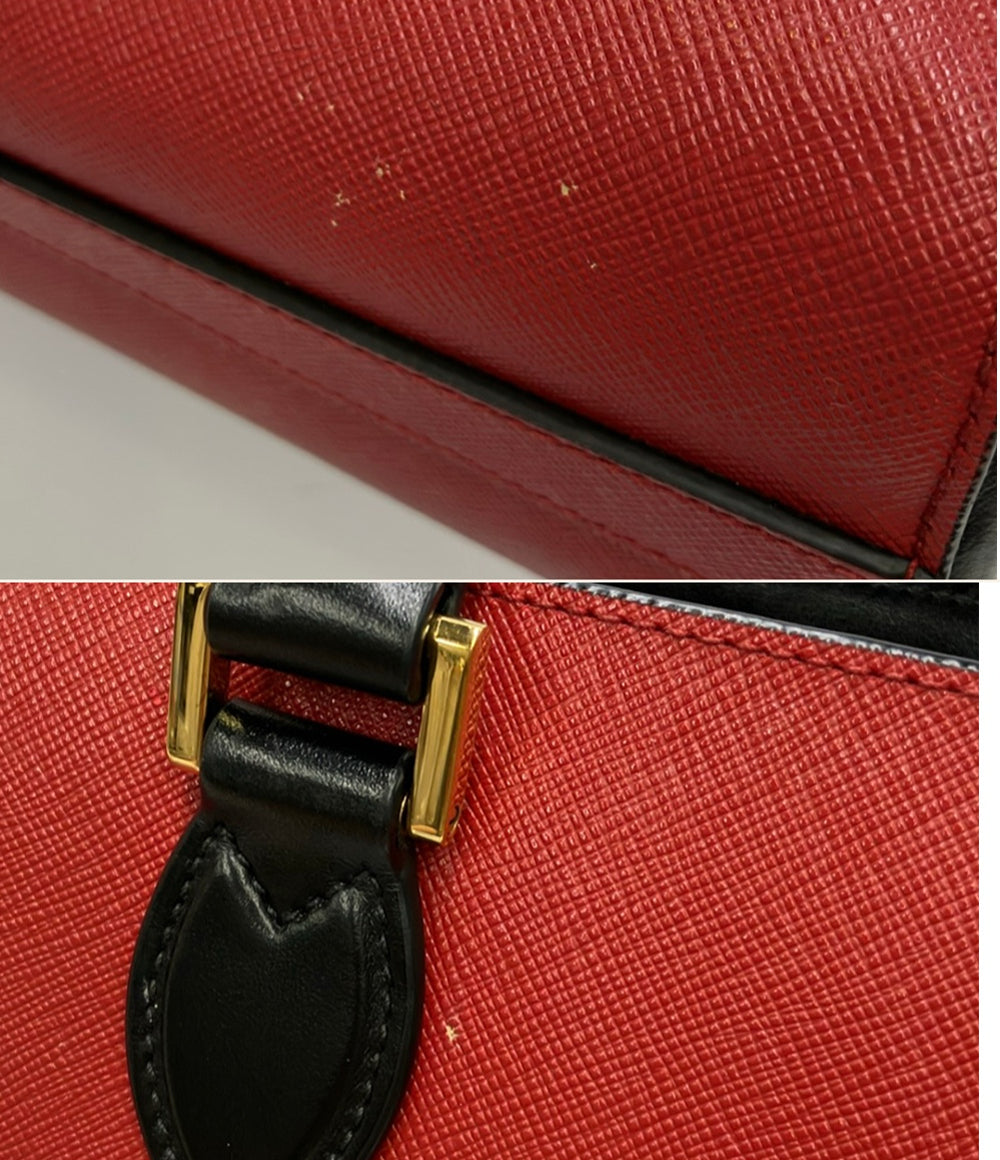 PRADA 2wayハンドバッグ ショルダーバッグ 斜め掛け バイカラー レディース プラダ
