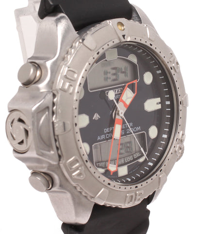 CITIZEN 腕時計 アクアランド プロマスター クオーツ ブラック C500-Q00150 メンズ シチズン