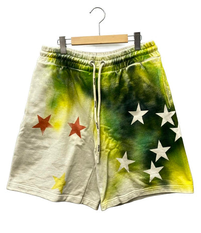 美品 パームエンジェルス ハーフパンツ トラックパンツ スプレーペイントデザイン スター メンズ SIZE M palm angels