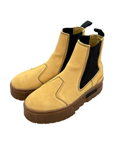 PUMA チェルシーブーツ サイドゴア 厚底 MAYZE CHELSEA SUEDE 382829-04 レディース SIZE 24.5 (L) プーマ