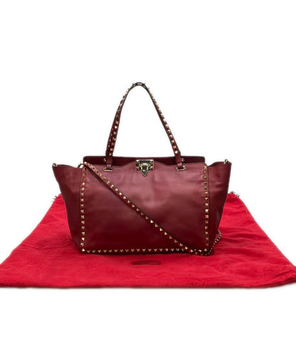 ヴァレンティノ 2WAY トートバッグ ショルダーバッグ 肩掛け ガラヴァーニ ロックスタッズ レディース VALENTINO