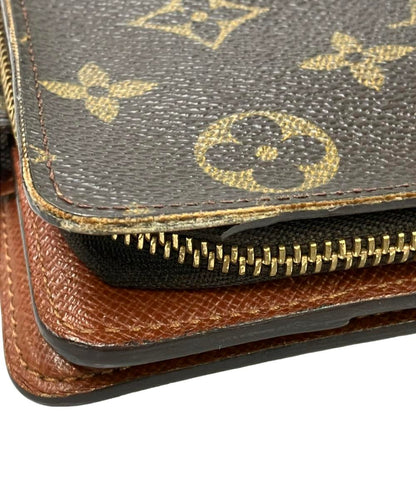 Louis Vuitton 二つ折り財布 モノグラム コンパクトジップ M61667 レディース メンズ ルイヴィトン