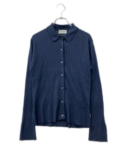 JOHN SMEDLEY 長袖 リブニットシャツ レディース SIZE S ジョンスメドレー