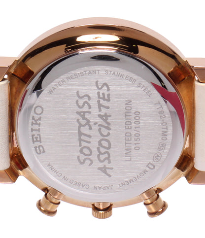 SEIKO 腕時計 エットレ ソットサス Sottsass Associates スピリット スマート クオーツ ホワイト 7T92-0TM0 メンズ レディース セイコー