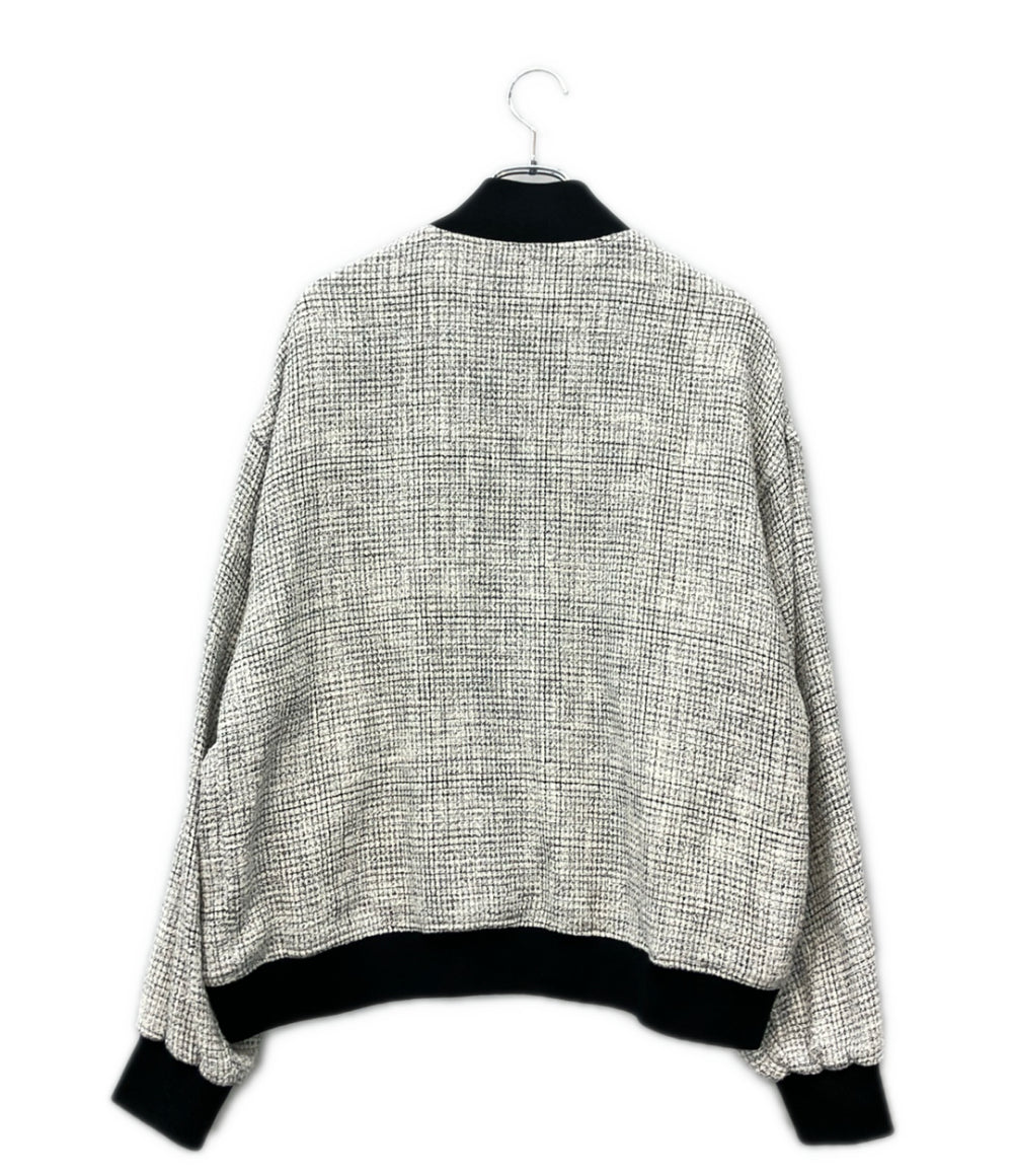 美品 CULLNI ブッチャー ツイード MA-1 ジャケット メンズ レディース SIZE 2 クルニ