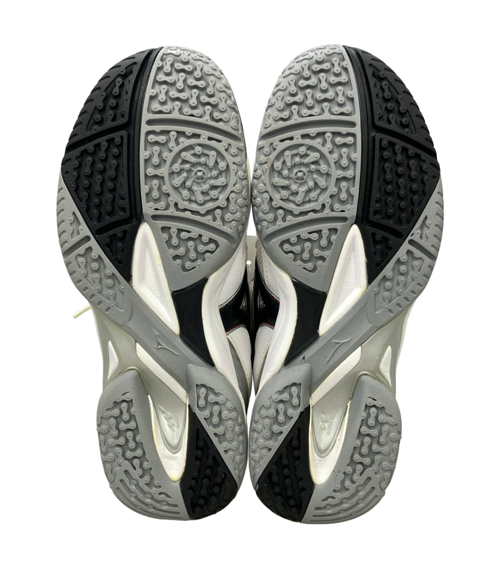 美品 Mizuno ローカットスニーカー テニスシューズ ウエーブ センセーション 2 6KD-32009 レディース メンズ SIZE 23.0 ミズノ