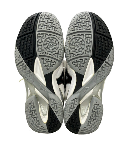 美品 Mizuno ローカットスニーカー テニスシューズ ウエーブ センセーション 2 6KD-32009 レディース メンズ SIZE 23.0 ミズノ