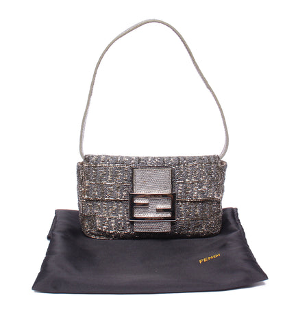 FENDI ショルダーバッグ ハンドバッグ 肩掛け ビーズ マイクロマンマバケット レディース フェンディ