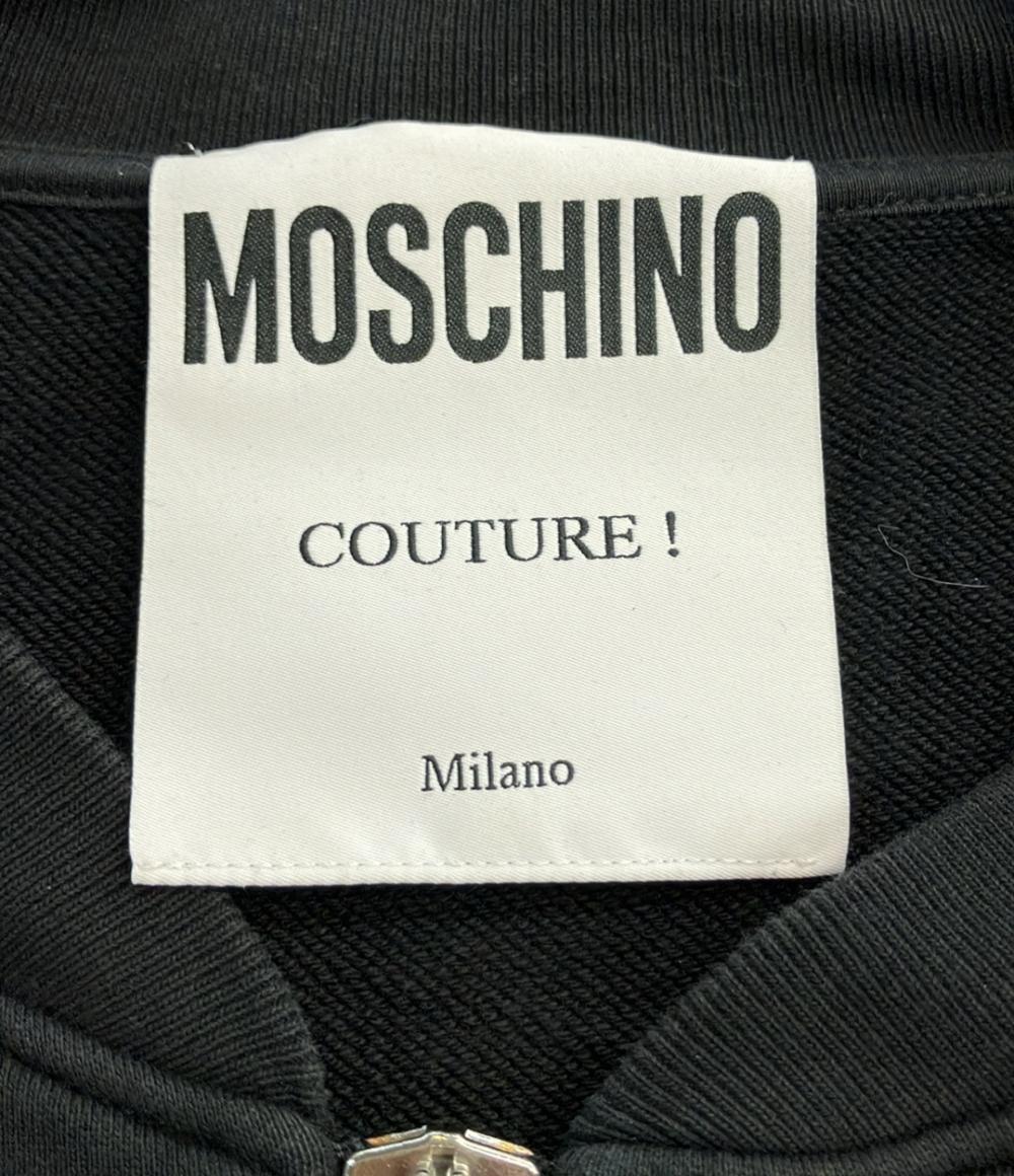 美品 モスキーノ ジップアップスウェット レディース SIZE 50 (XL) MOSCHINO