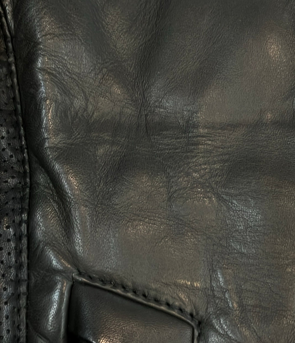 HUGO BOSS レザージャケット メンズ SIZE 46 ヒューゴボス
