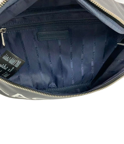 美品 LACOSTE ボディバッグ ウエストバッグ メンズ ラコステ