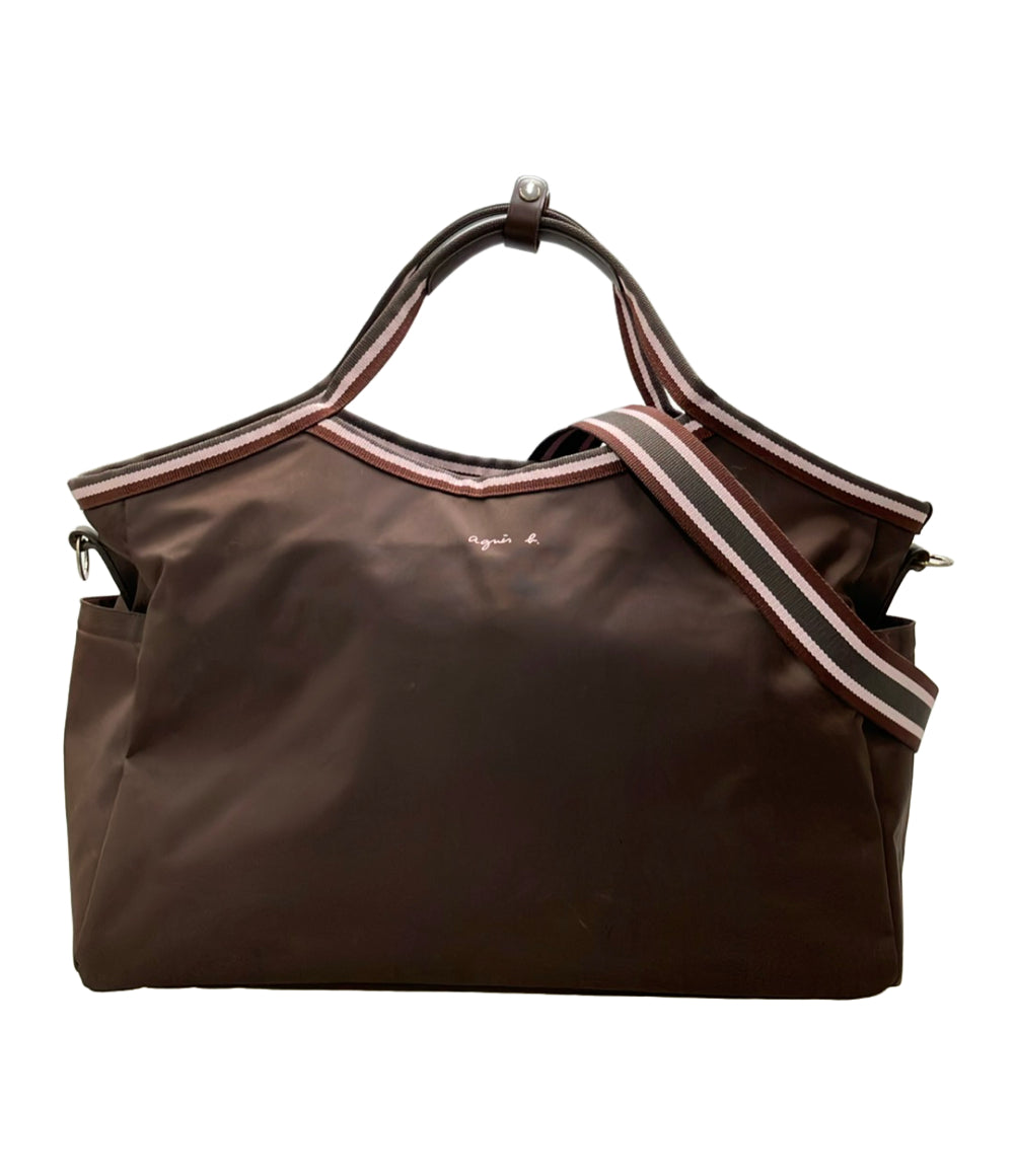 Agnes b. VOYAGE 2way ボストンバッグ ショルダーバッグ 斜め掛け レディース アニエスベーボヤージュ