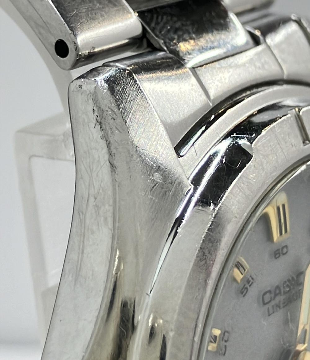 CASIO 腕時計 LINEAGE リニエージ ソーラー シルバー LIW-101 メンズ カシオ