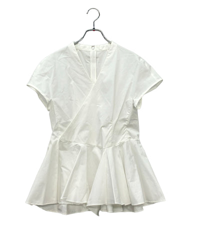 美品 SHE Tokyo カシュクールブラウス フレンチスリーブ レディース SIZE 1 (S) シートーキョー