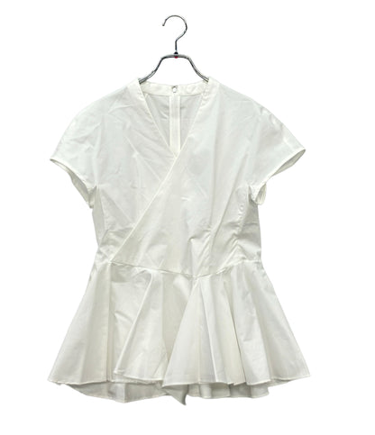 美品 SHE Tokyo カシュクールブラウス フレンチスリーブ レディース SIZE 1 (S) シートーキョー