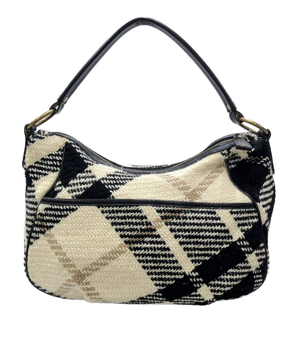 【BURBERRY BLUE LABEL】バーバリーブルーレーベル ニット ウール ベージュ レディース ショルダーバッグ BURBERRY BLUE LABEL（バーバリーブルーレーベル） ニット ショルダー