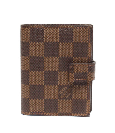 美品 LOUIS VUITTON 手帳カバー アジェンダミニ ダミエ R21044 レディース メンズ ルイ・ヴィトン