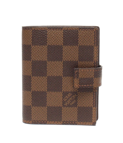 美品 LOUIS VUITTON 手帳カバー アジェンダミニ ダミエ R21044 レディース メンズ ルイ・ヴィトン