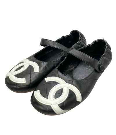 CHANEL インステップストラップパンプス カンボン A G24712 レディース SIZE 38 (25.5cm) シャネル