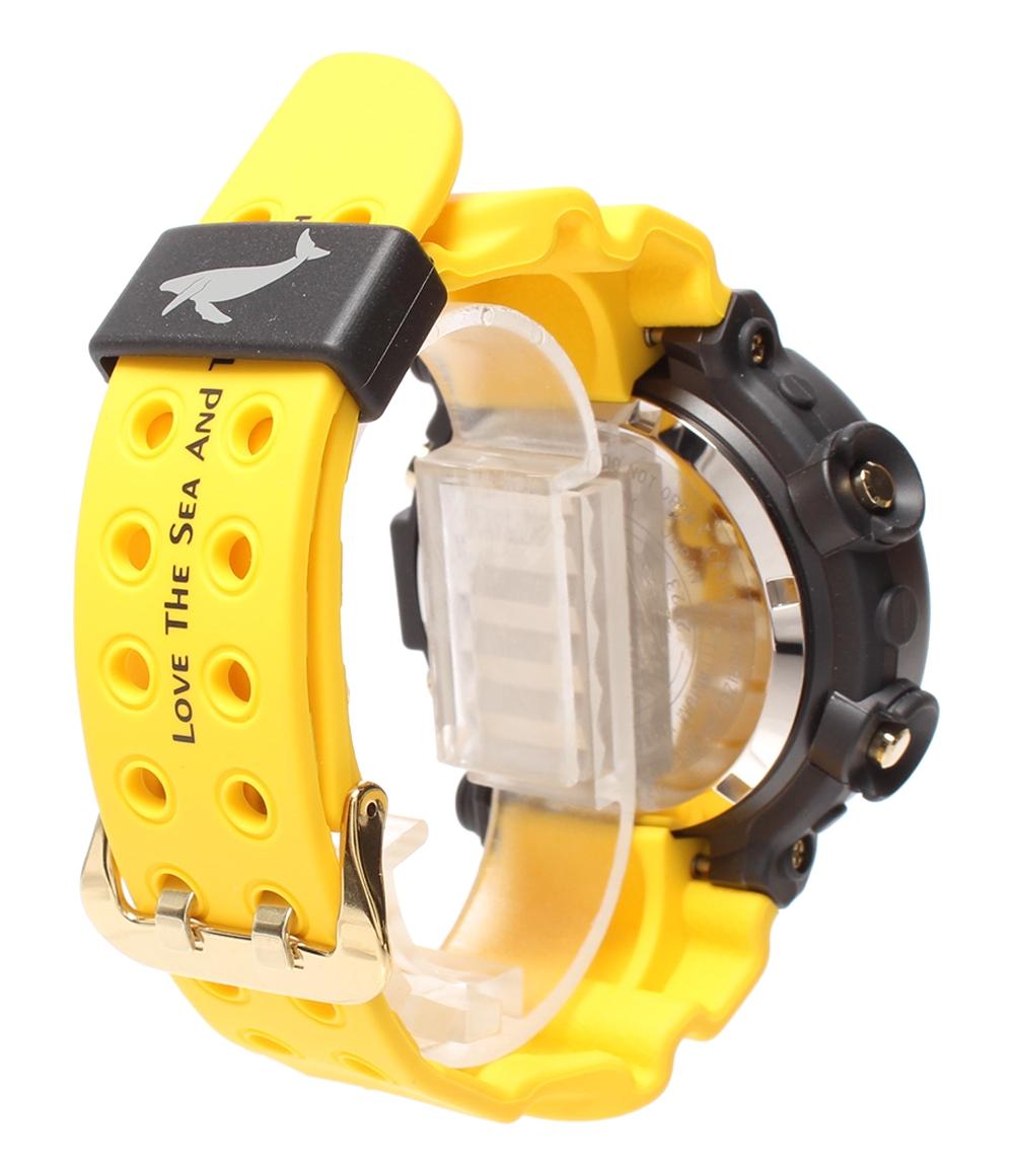 美品 CASIO 腕時計 FROGMAN イルクジ 電波ソーラー アイサーチ・ジャパン コラボレーション ソーラー GW-8200K-9JR メンズ カシオ